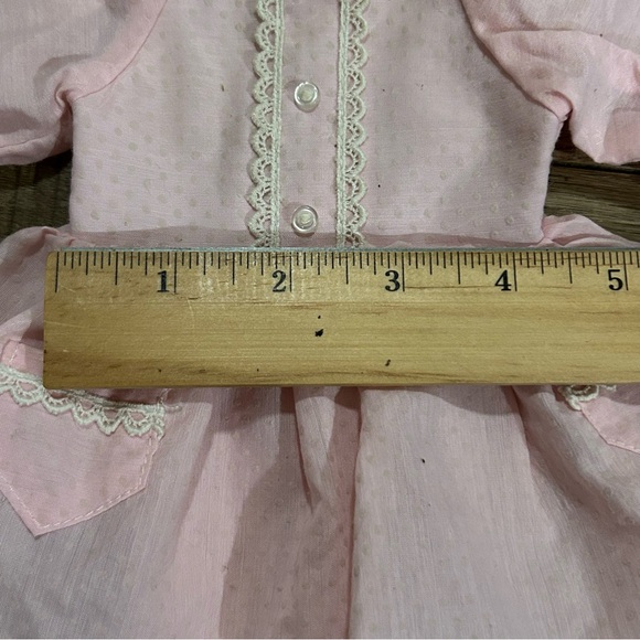 Vtg 1970s Fisher Price “My Friend Mandy” Pink Replacement Dress Fits 16” Doll - Picture 8 of 8